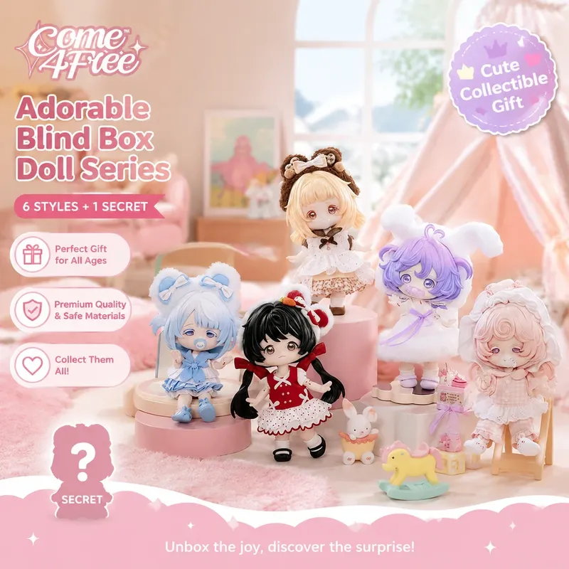 Collectible & Vintage Dolls For Wedding - Série de Caixas Surpresa Come4free: Boneca