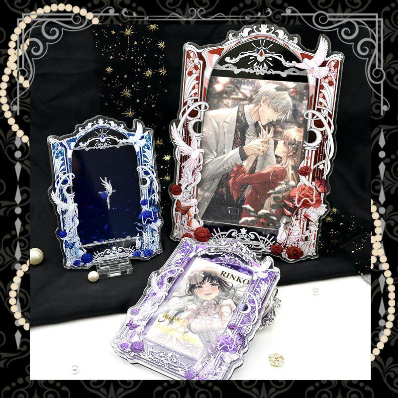 Collectible Vintage Photos - Porta-Cartões de Acrílico Azul Royal com