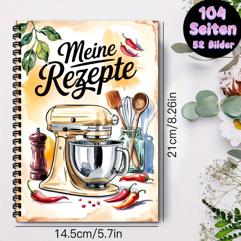 Livro de receitas alemão A5, e - Vintage Collectible Cookbooks avaliação e preço
