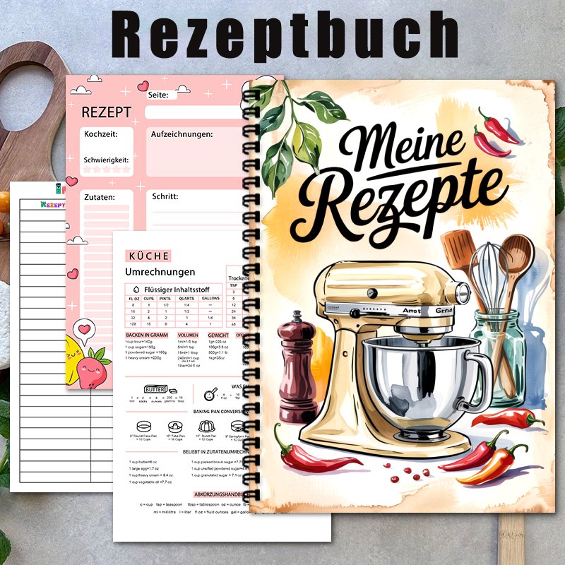 Livro de receitas alemão A5, e - Vintage Collectible Cookbooks avaliação e preço