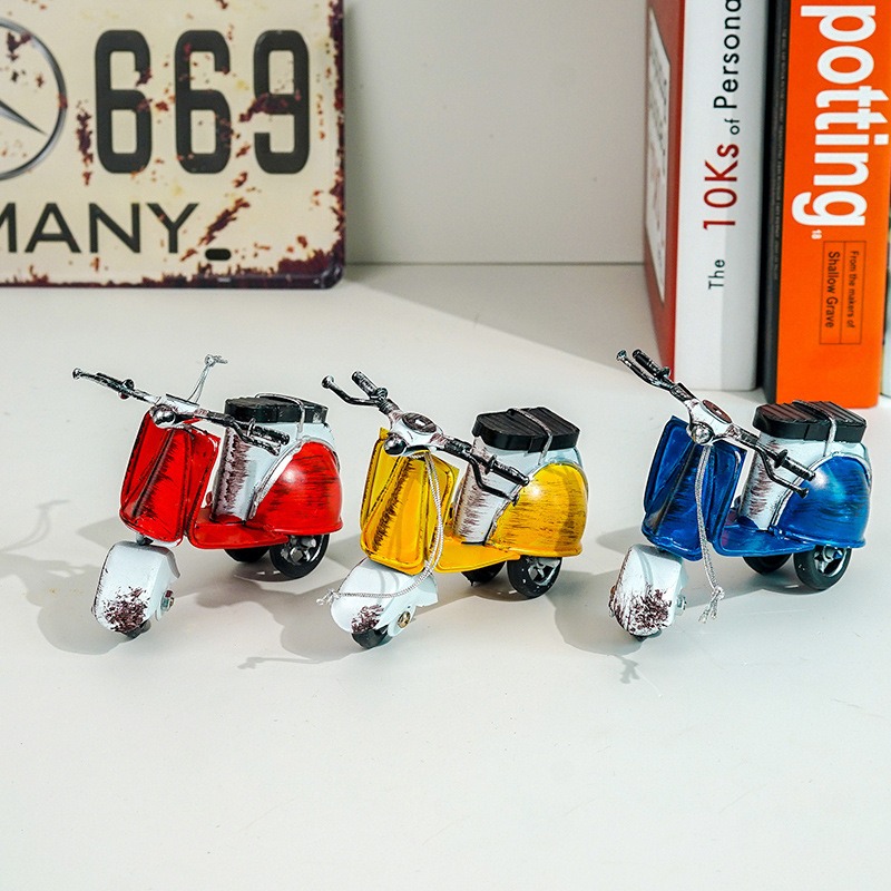 Modelo de Motocicleta Vintage  - Vintage Collectible Furniture avaliação e preço