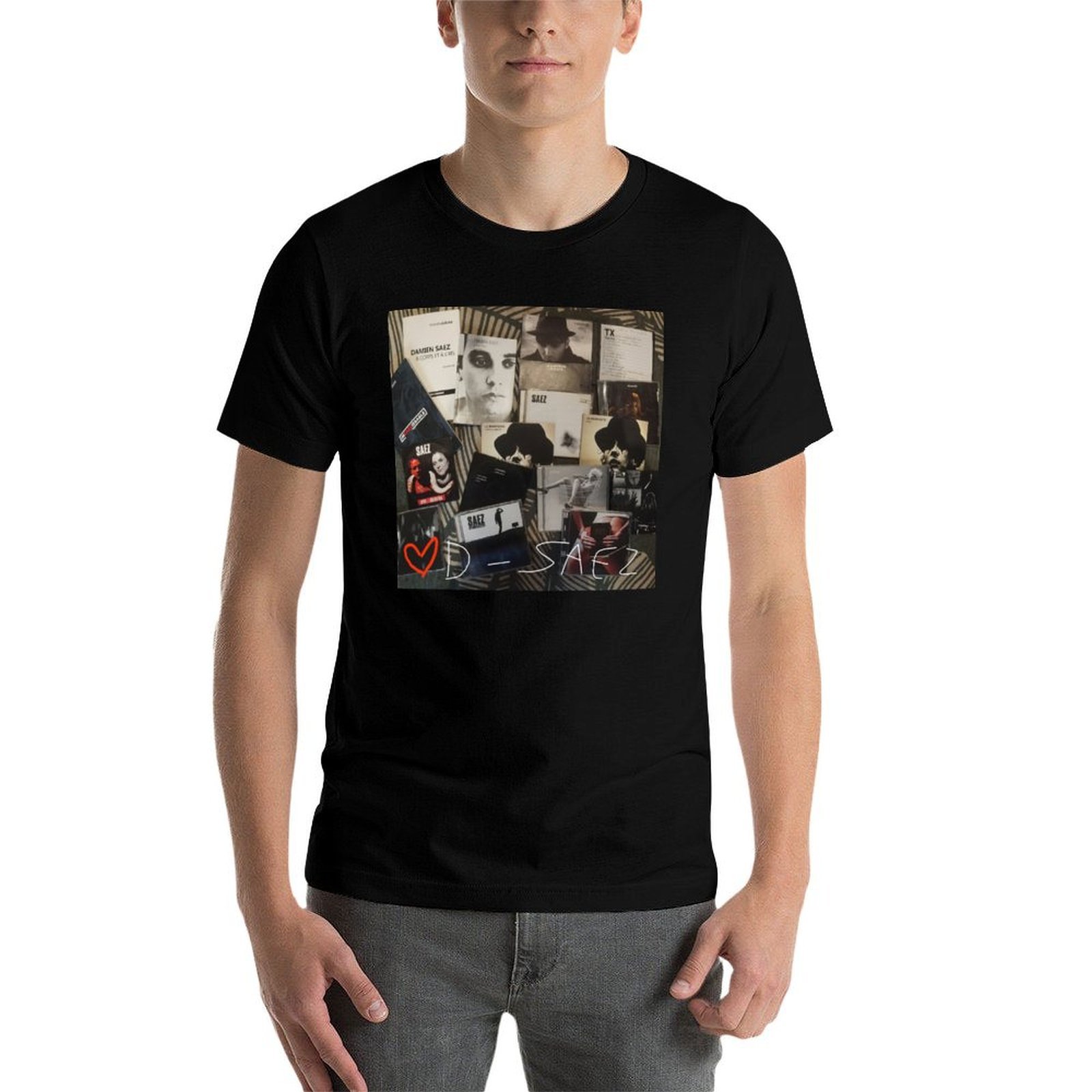 Camiseta com a coleção de CDs  - Vintage And Collectible Books avaliação e preço