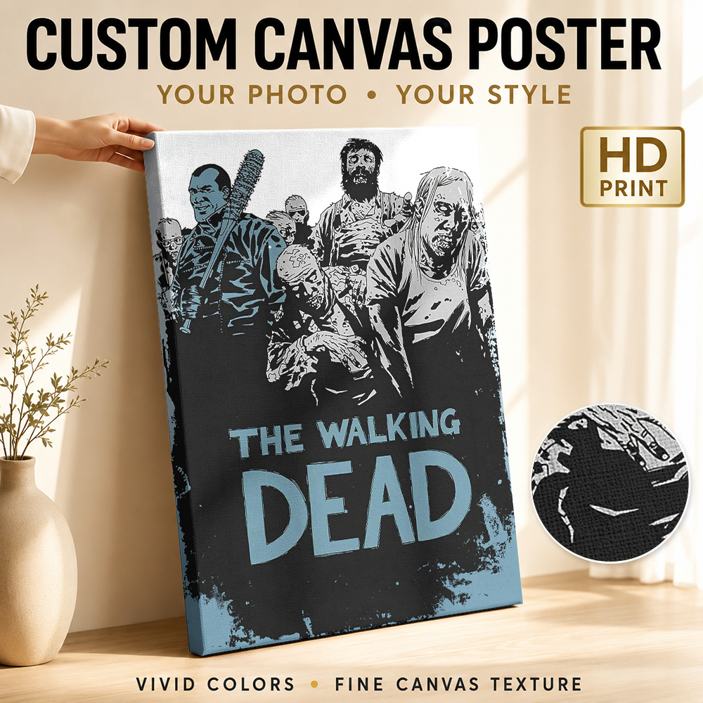 Pôster em Tela The Walking Dea - Collectible Vintage Photos avaliação e preço